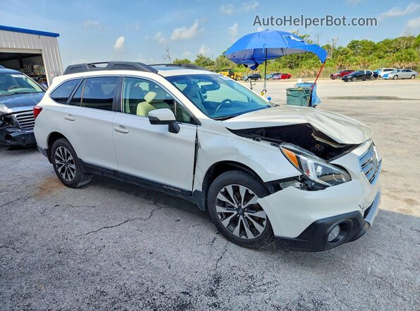 4S4BSANC3H3290915 2017 SUBARU OUTBACK Белый Передняя правая четверть