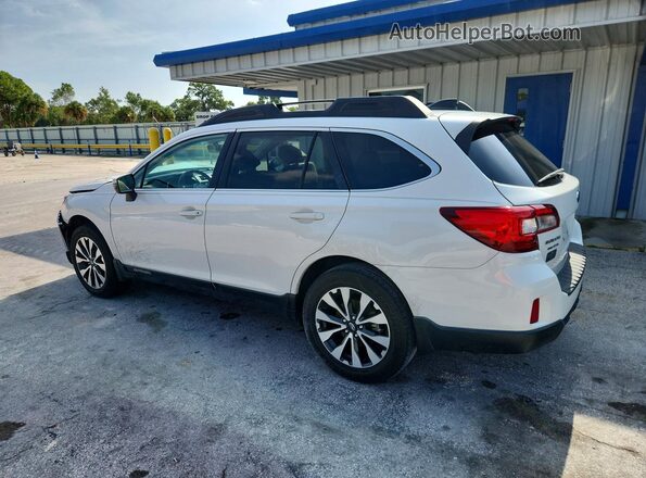 4S4BSANC3H3290915 2017 SUBARU OUTBACK Белый Задняя левая четверть