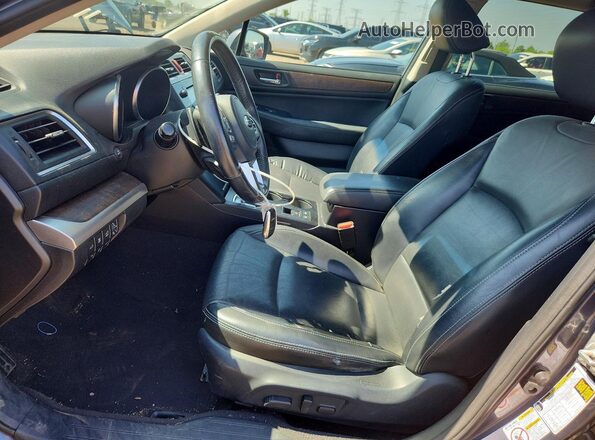 4S4BSANC3H3344326 2017 SUBARU OUTBACK Gray Вид салону спереду
