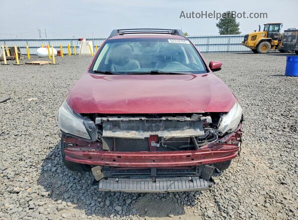 4S4BSANC3H3422975 2017 SUBARU OUTBACK Red Вид спереду