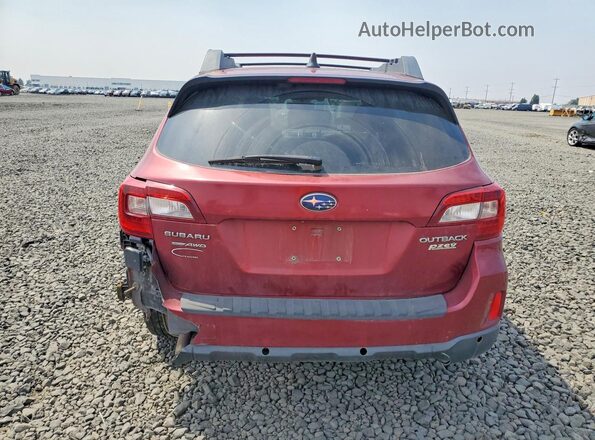 4S4BSANC3H3422975 2017 SUBARU OUTBACK Red Вид ззаду