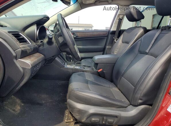 4S4BSANC3H3422975 2017 SUBARU OUTBACK Red Вид салону спереду