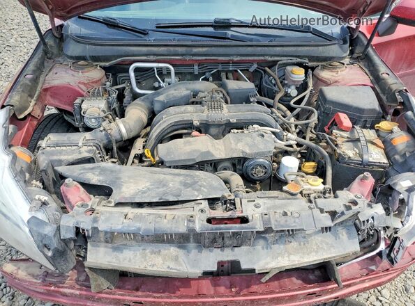4S4BSANC3H3422975 2017 SUBARU OUTBACK Red Вид підкапотного простору
