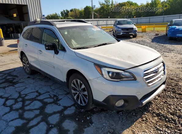 4S4BSANC3H3424449 2017 SUBARU OUTBACK Белый Передняя правая четверть