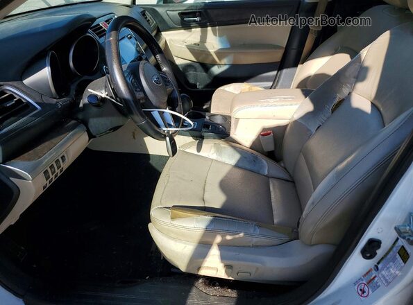 4S4BSANC3H3424449 2017 SUBARU OUTBACK Белый Вид салона спереди