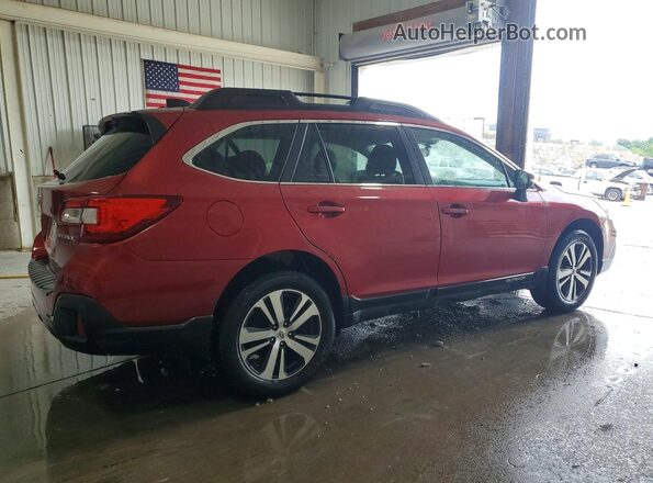4S4BSANC3J3371127 2018 SUBARU OUTBACK Burgundy Задня права чверть