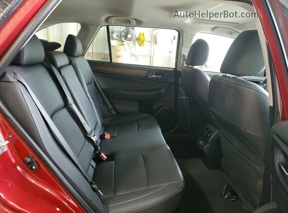 4S4BSANC3J3371127 2018 SUBARU OUTBACK Burgundy Вид задньої частини салону