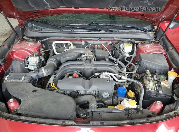 4S4BSANC3J3371127 2018 SUBARU OUTBACK Burgundy Вид підкапотного простору