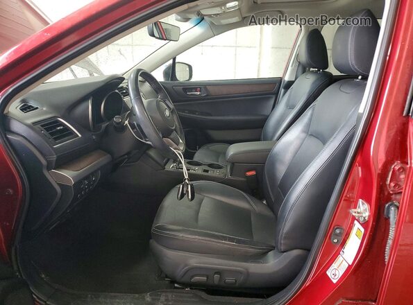 4S4BSANC3J3371127 2018 SUBARU OUTBACK Burgundy Вид салону спереду