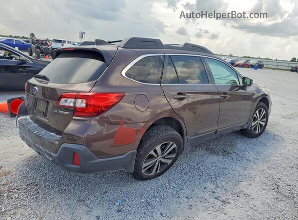 4S4BSANC3K3331549 2019 SUBARU OUTBACK Brown Հետևի աջ