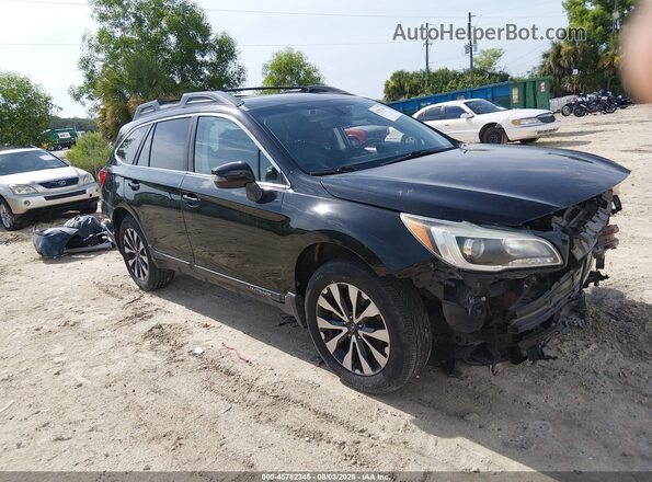 4S4BSANC4H3219674 2017 SUBARU OUTBACK Черный Вид задней части салона