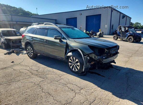 4S4BSANC4H3276263 2017 SUBARU OUTBACK Зеленый Передняя правая четверть