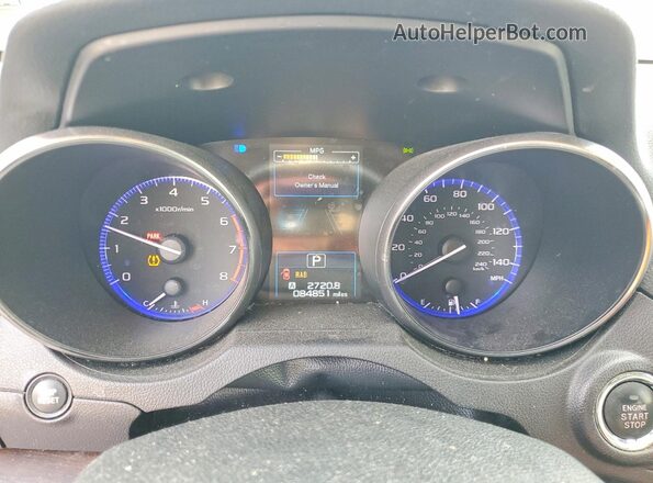 4S4BSANC4H3408146 2017 SUBARU OUTBACK Silver Instrument cluster view