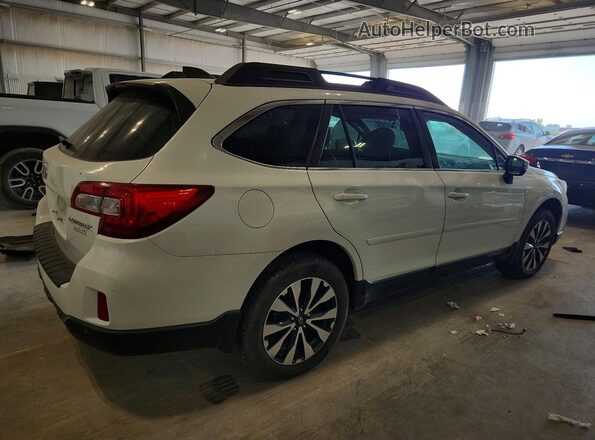 4S4BSANC4H3424931 2017 SUBARU OUTBACK White Trasero derecho