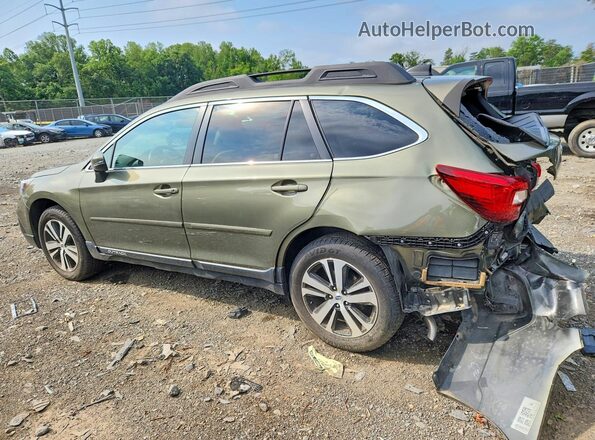 4S4BSANC4J3228686 2018 SUBARU OUTBACK Green Trasero izquierdo