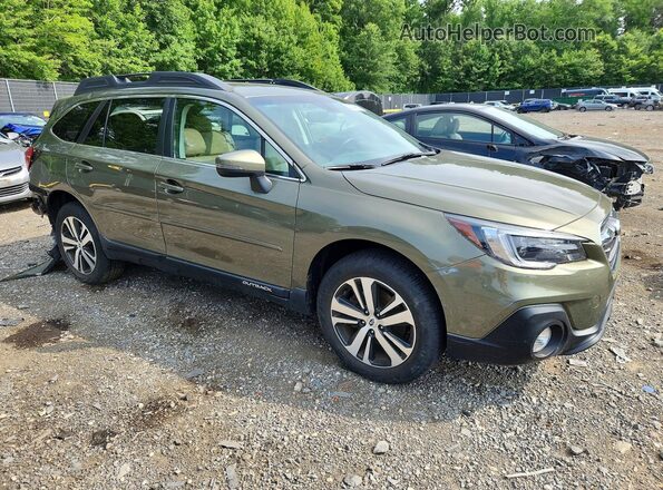 4S4BSANC4J3228686 2018 SUBARU OUTBACK Green Delantero derecho