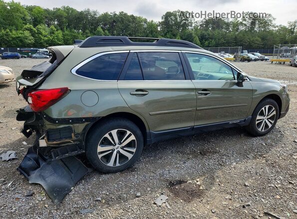 4S4BSANC4J3228686 2018 SUBARU OUTBACK Green Trasero derecho