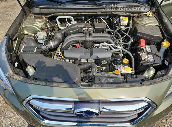 4S4BSANC4J3228686 2018 SUBARU OUTBACK Green Vista del compartimento del motor