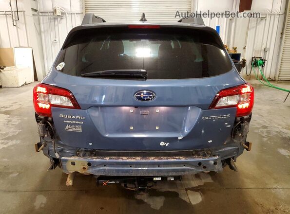 4S4BSANC4J3280237 2018 SUBARU OUTBACK Blue Widok z tyłu