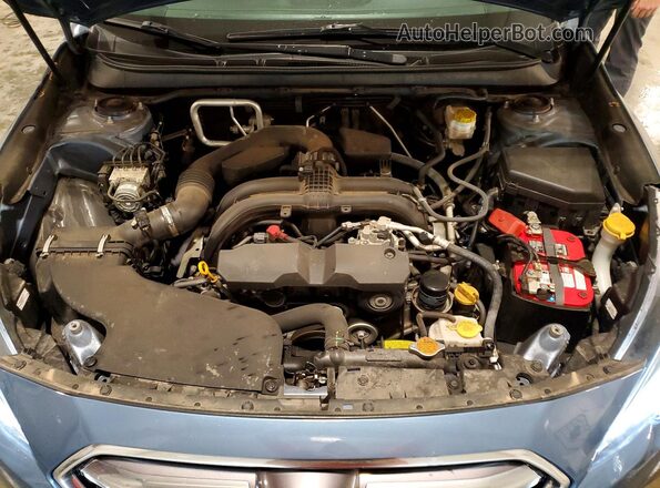 4S4BSANC4J3280237 2018 SUBARU OUTBACK Blue Widok komory silnika