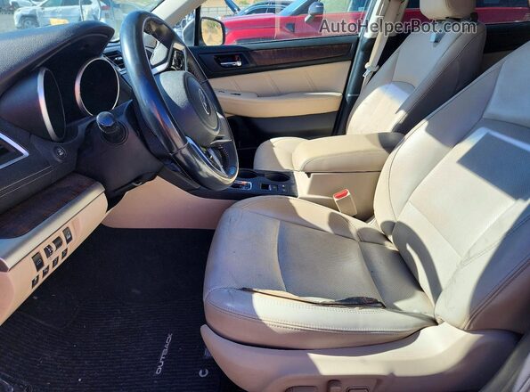 4S4BSANC4J3383920 2018 SUBARU OUTBACK Tan Front interior view