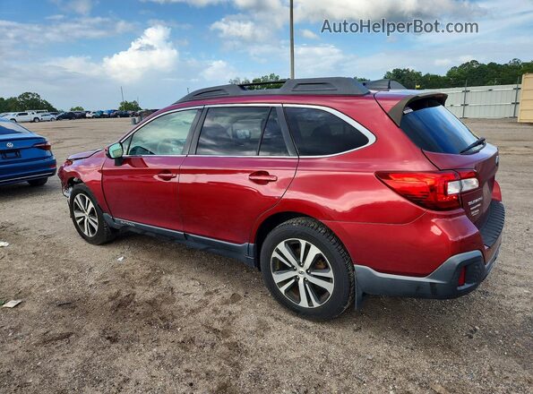 4S4BSANC4K3241228 2019 SUBARU OUTBACK Red Հետևի ձախ
