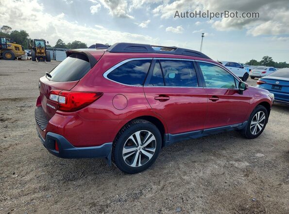 4S4BSANC4K3241228 2019 SUBARU OUTBACK Red Հետևի աջ
