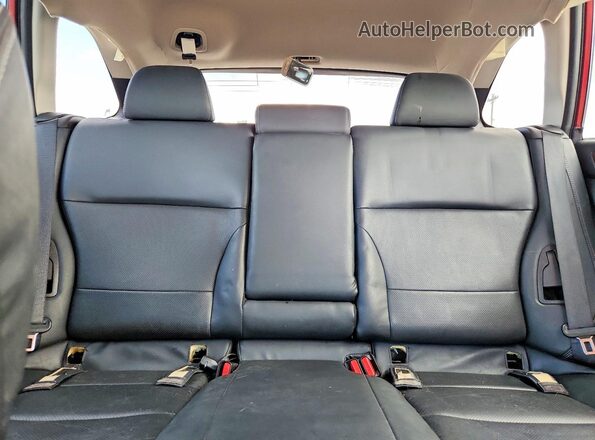 4S4BSANC4K3241228 2019 SUBARU OUTBACK Red Հետևի նստատեղերի տեսք