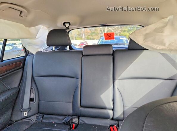4S4BSANC4K3272642 2019 SUBARU OUTBACK Black Widok tylnych siedzeń