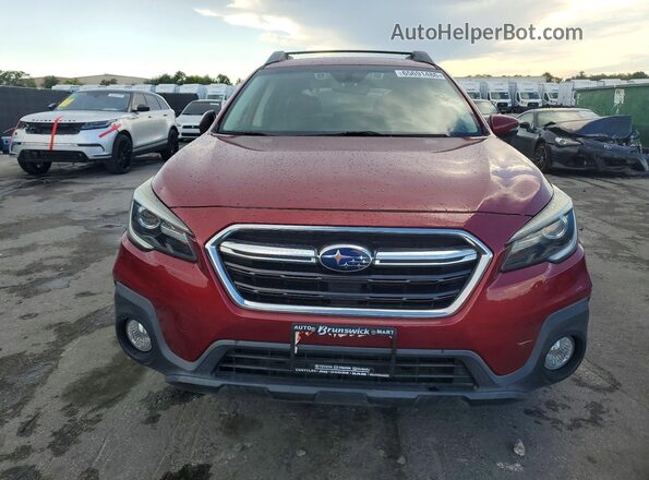 4S4BSANC4K3320558 2019 SUBARU OUTBACK Burgundy Вид спереду