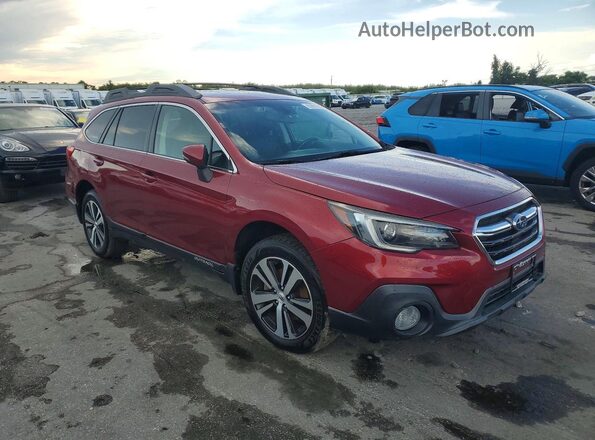 4S4BSANC4K3320558 2019 SUBARU OUTBACK Burgundy Передня права чверть