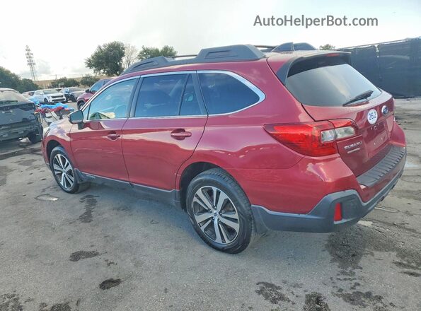 4S4BSANC4K3320558 2019 SUBARU OUTBACK Burgundy Задня ліва чверть