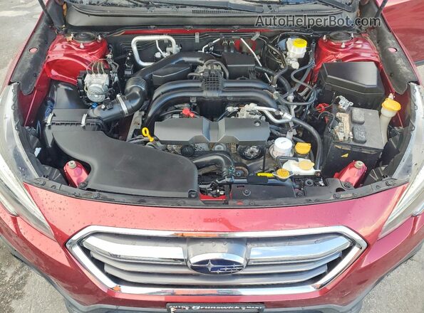 4S4BSANC4K3320558 2019 SUBARU OUTBACK Burgundy Вид підкапотного простору
