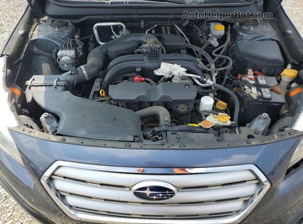 4S4BSANC5H3296540 2017 SUBARU OUTBACK Blue Engine compartment view