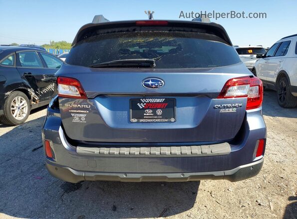 4S4BSANC5H3348376 2017 SUBARU OUTBACK Blue Հետևի տեսք