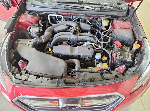 4S4BSANC5J3205935 2018 SUBARU OUTBACK Red Widok komory silnika
