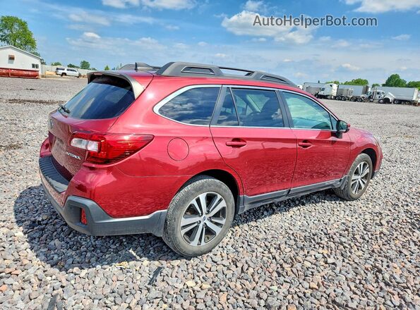 4S4BSANC5J3385482 2018 SUBARU OUTBACK Maroon Հետևի աջ