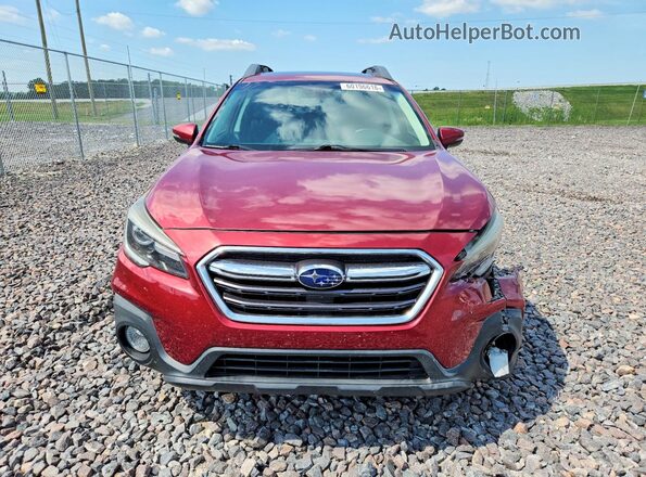 4S4BSANC5J3385482 2018 SUBARU OUTBACK Maroon Դիմացի տեսք