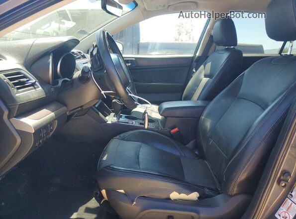 4S4BSANC5K3226236 2019 SUBARU OUTBACK Серый Вид салона спереди