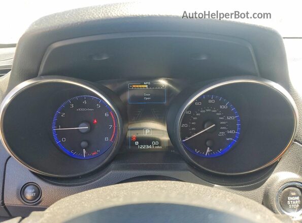 4S4BSANC5K3226236 2019 SUBARU OUTBACK Серый Вид щитка приборов