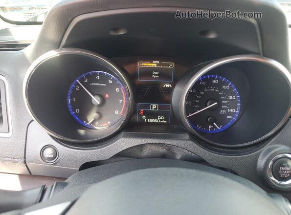 4S4BSANC5K3349065 2019 SUBARU OUTBACK Black Սարքավորումների վահանակի տեսք