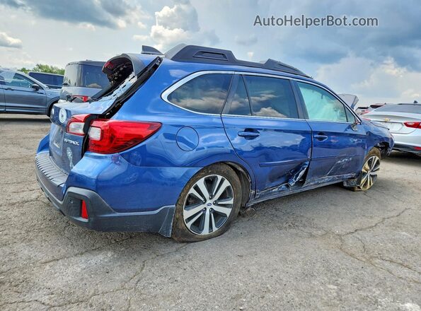 4S4BSANC5K3369896 2019 SUBARU OUTBACK Blue Rear right