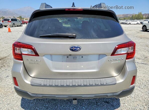 4S4BSANC6G3323226 2016 SUBARU OUTBACK Beige Vista trasera