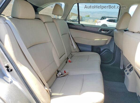 4S4BSANC6G3323226 2016 SUBARU OUTBACK Beige Vista interior trasera