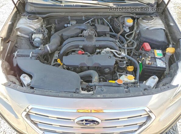 4S4BSANC6G3323226 2016 SUBARU OUTBACK Beige Vista del compartimento del motor