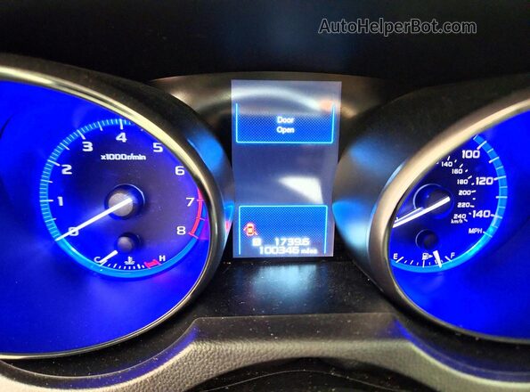 4S4BSANC6G3354475 2016 SUBARU OUTBACK Red Вид щитка приладів