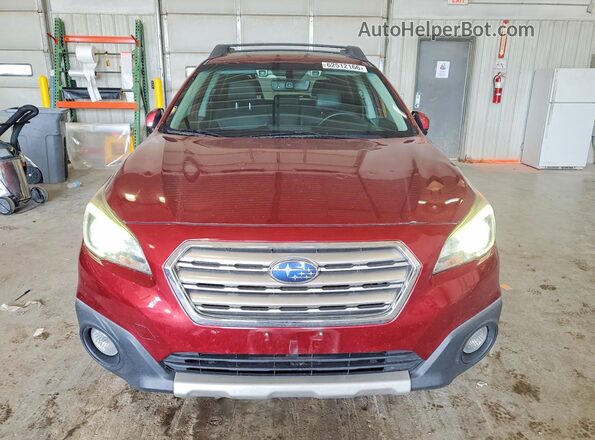 4S4BSANC6H3205128 2017 SUBARU OUTBACK Темно-бордовый Вид спереди