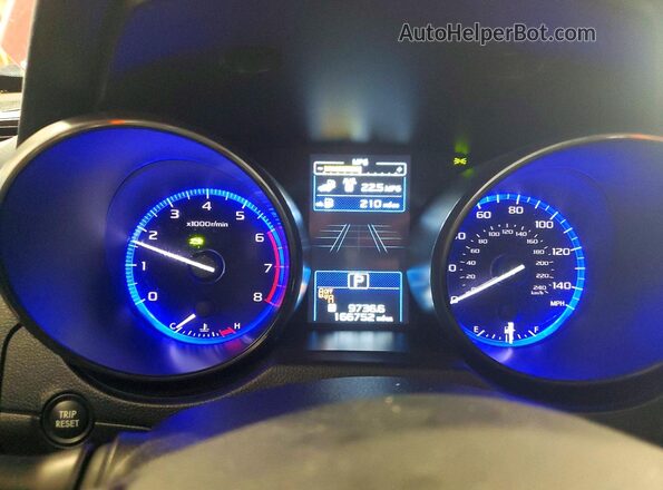 4S4BSANC6H3205128 2017 SUBARU OUTBACK Темно-бордовый Вид щитка приборов