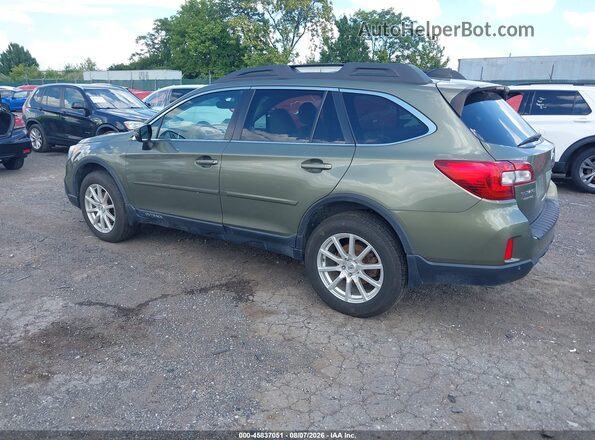4S4BSANC6H3222947 2017 SUBARU OUTBACK Green უკანა მარცხენა