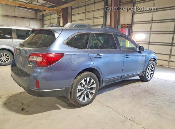 4S4BSANC6H3252062 2017 SUBARU OUTBACK Синий Задняя правая четверть